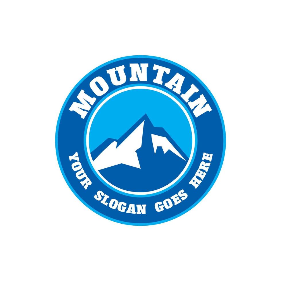 logotipo de montaña, vector de logotipo de aventura