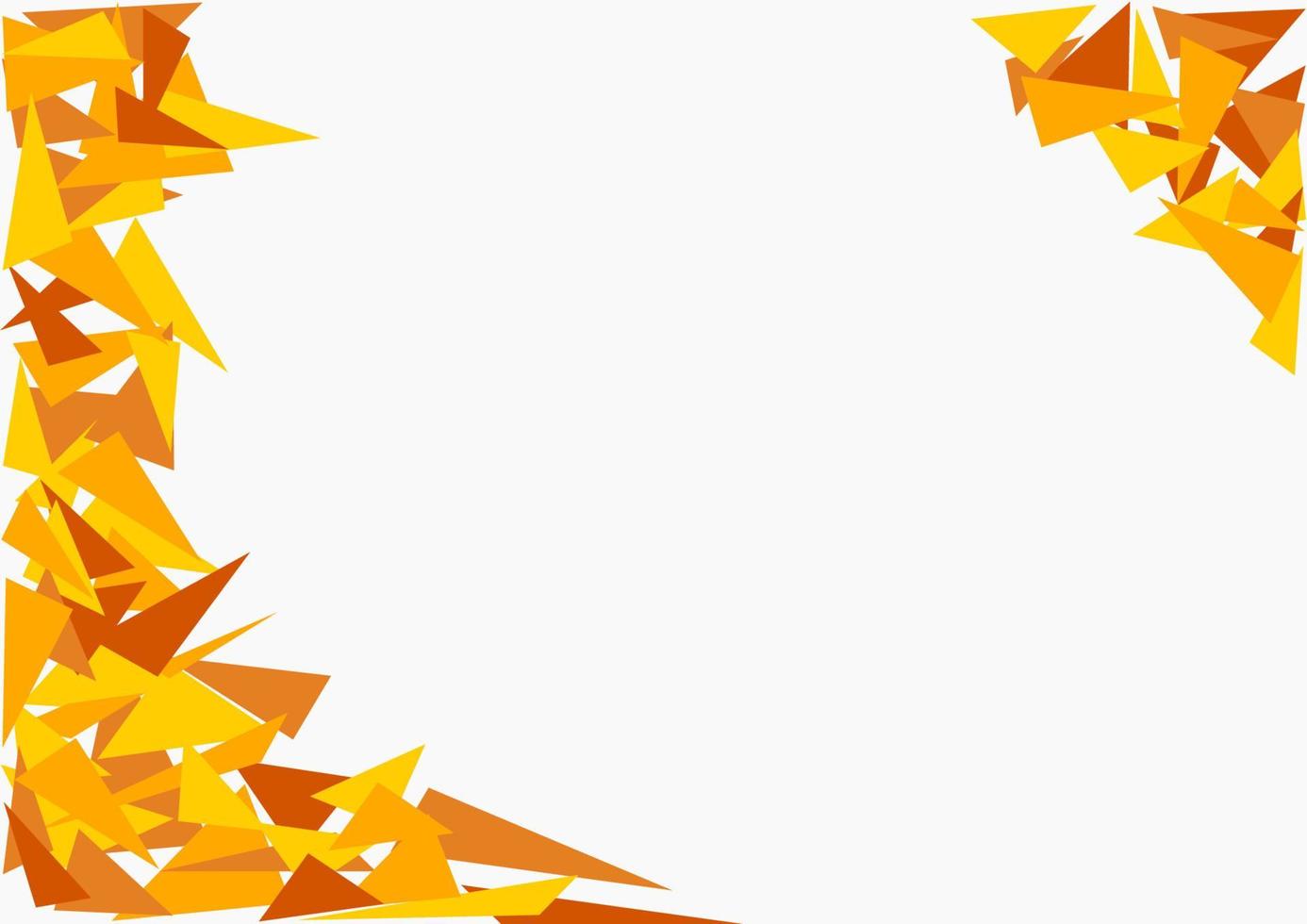 vector abstracto editable con triángulos dorados para fondo de texto