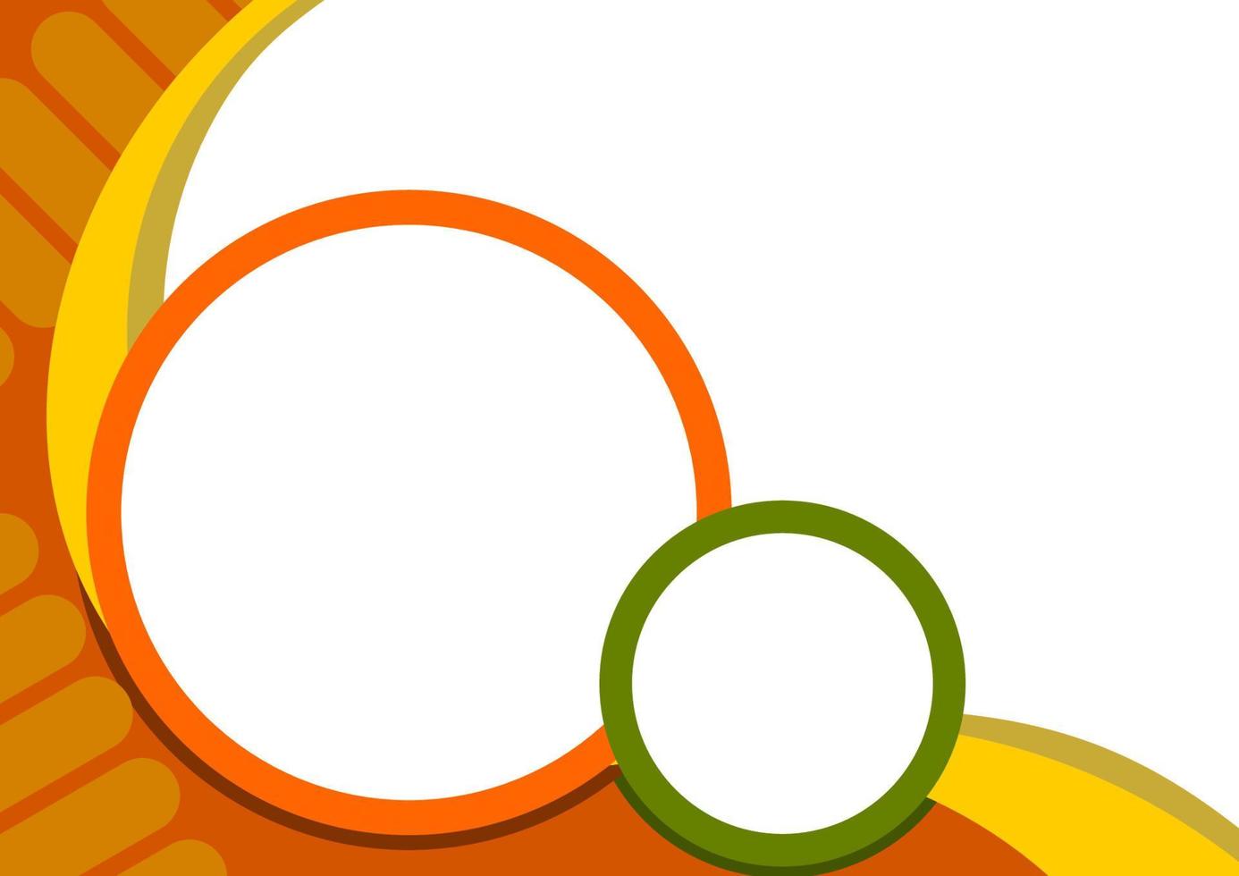 Editable Abstract Waves and Circles Vector for Text Background