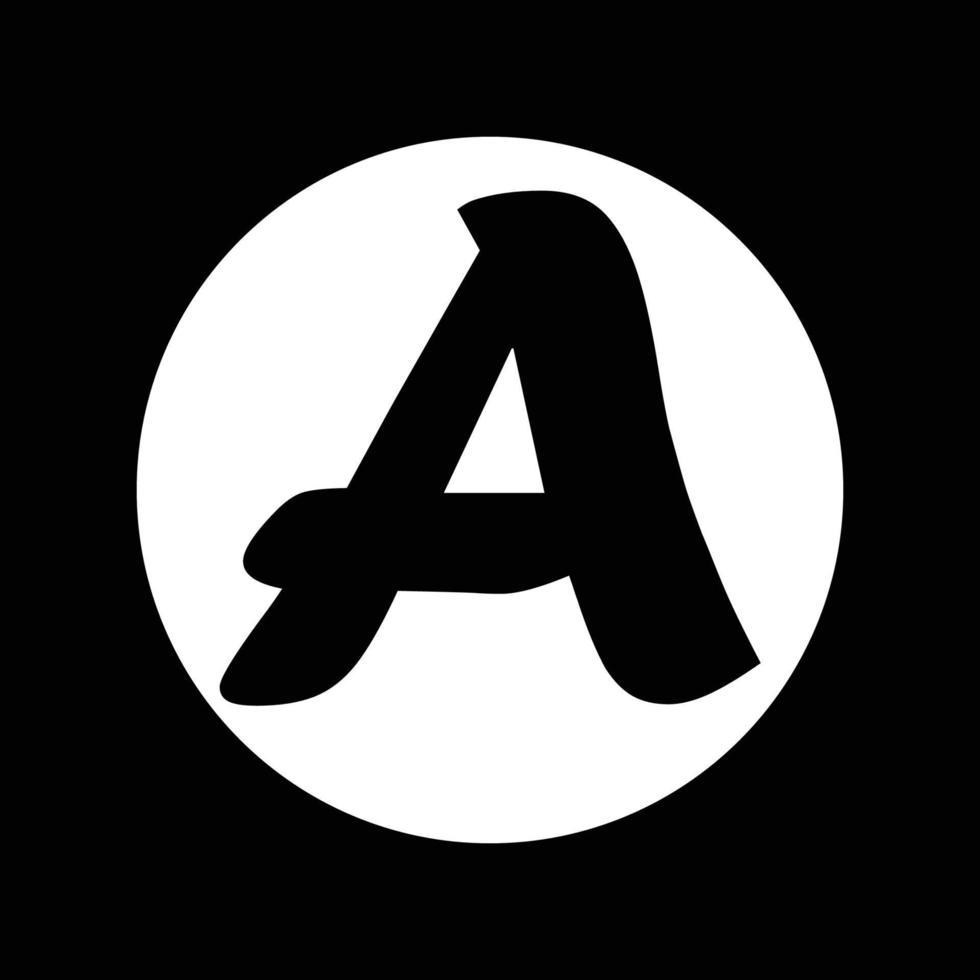 alphabet letter logo for company, community, social media, wallpaper, banner, phone app, and pamphlet vector