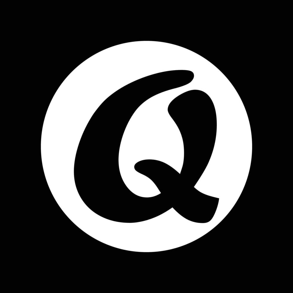 logotipo de letra alfabética para empresa, comunidad, medios sociales, papel tapiz, pancarta, aplicación telefónica y folleto vector