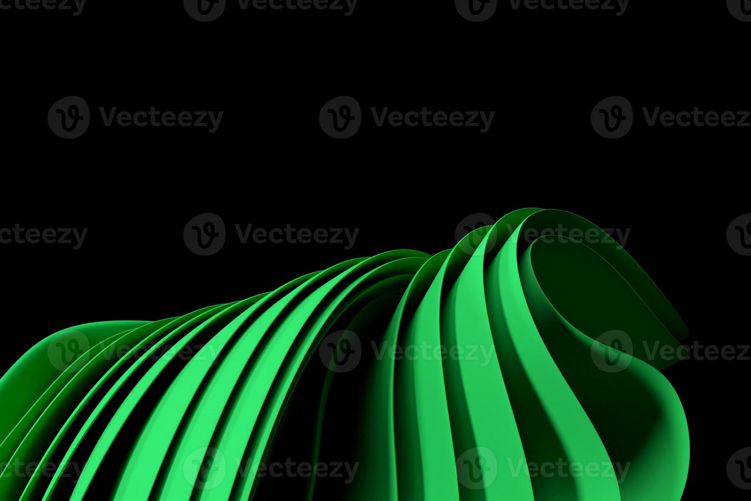 Wavy modern shapes on a black background. abstract background.Luxurious style background or wallpaper photo