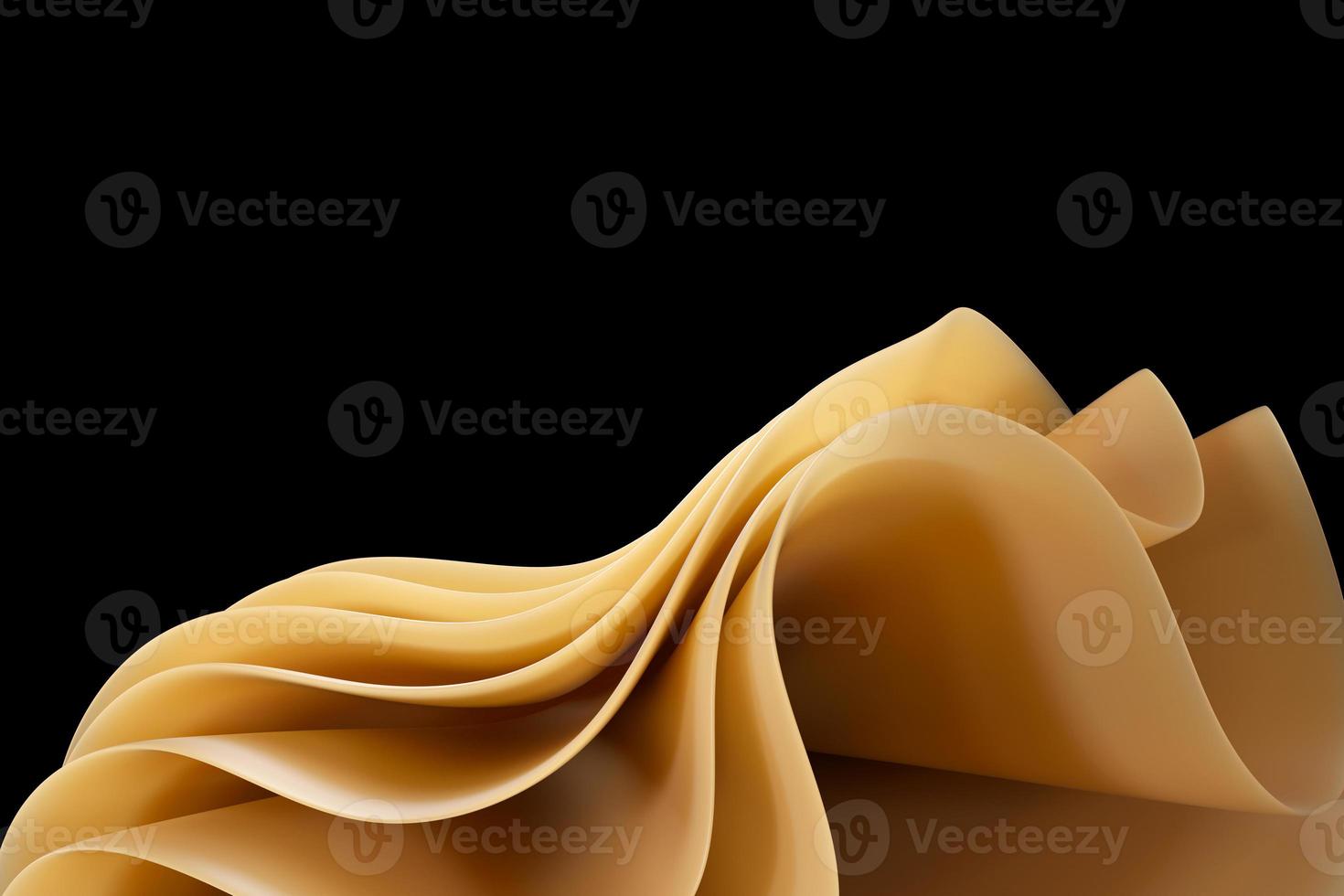 Wavy modern shapes on a black background. abstract background.Luxurious style background or wallpaper photo