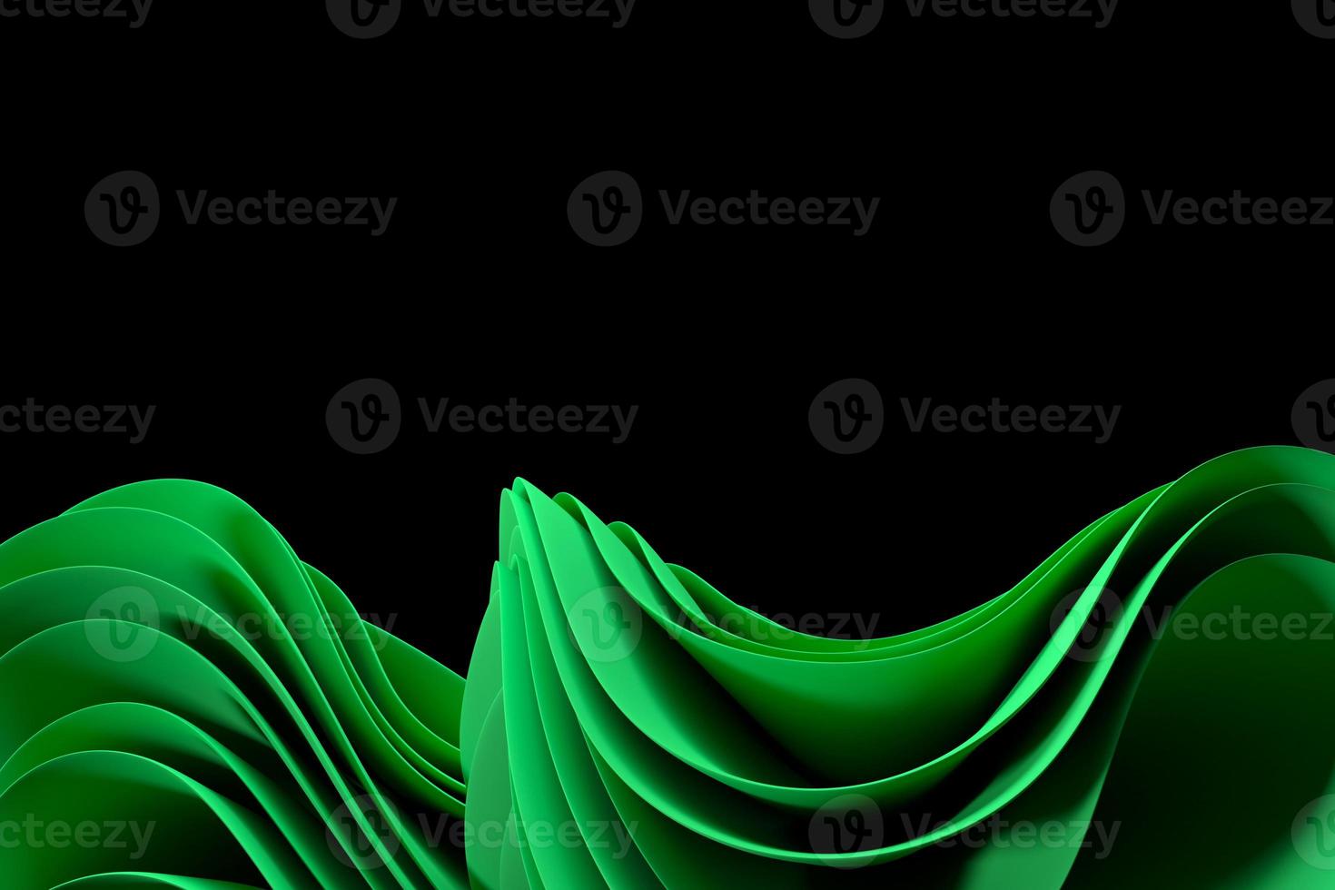 Wavy modern shapes on a black background. abstract background.Luxurious style background or wallpaper photo