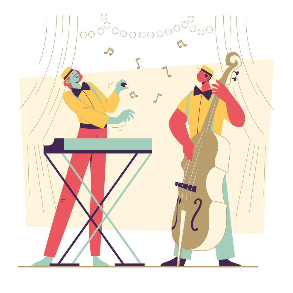 Jazz Musician Concept vector