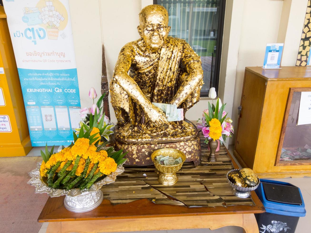 WAT BAN RAI NAKHON RATCHASIMATHAILAND29 SEPTEMBER 2018Luang Por Koon is located in Nakhon Ratchasima. The faith of the nation. Access to the masses and politicians Easy way to teach. photo