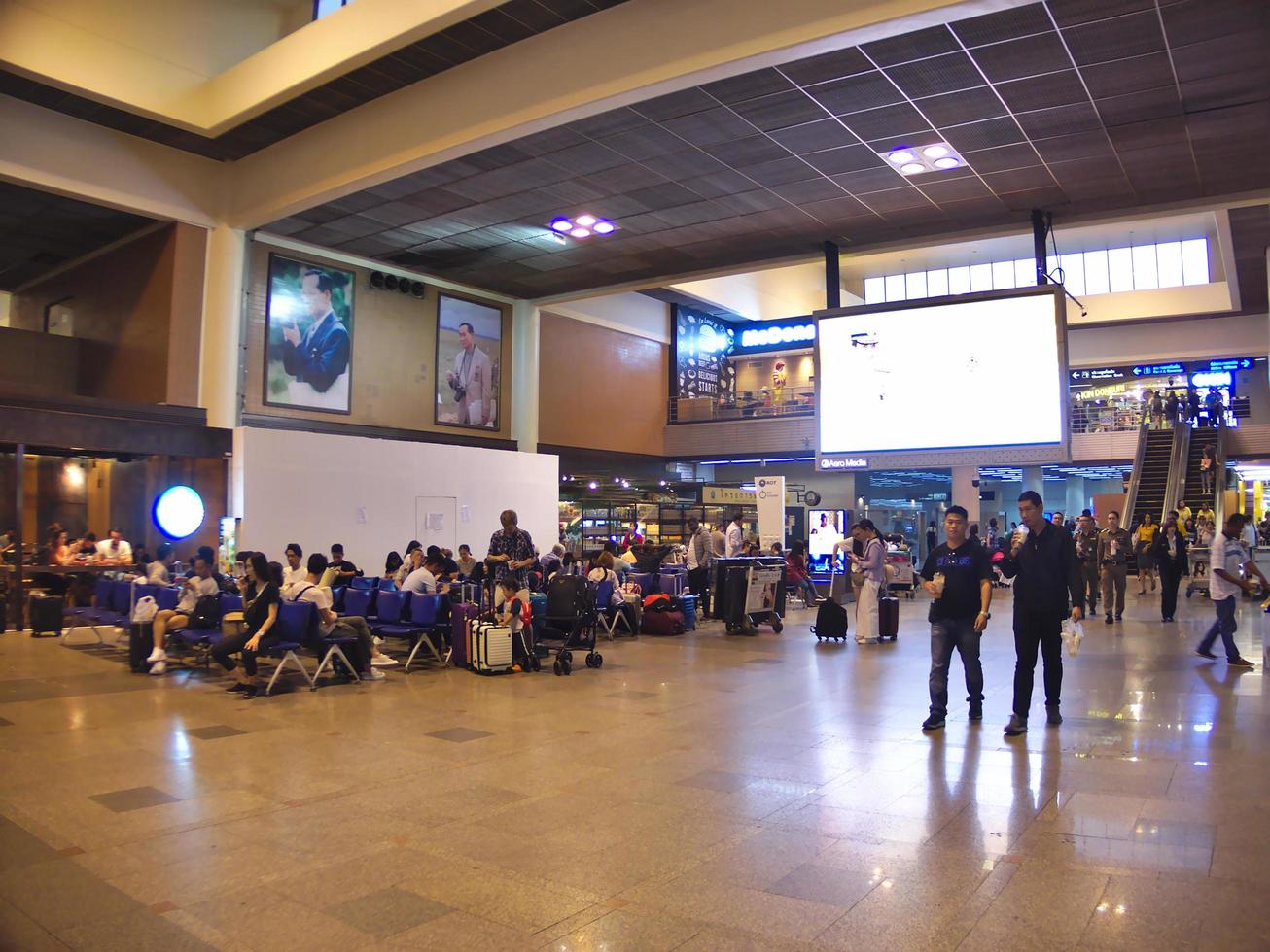 BANGKOK THAILAND14 AUGUST 2019Don Mueang Airport International Passenger Terminal.on BANGKOK THAILAND14 AUGUST 2019. photo