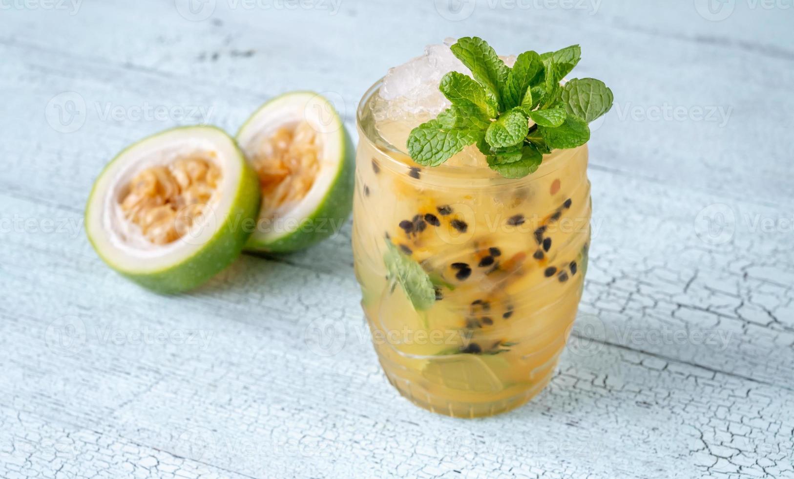 Glass of Bajan Mojito photo