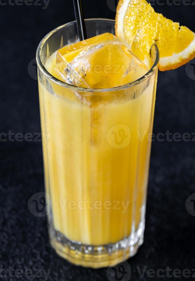 Screwdriver cocktail closeup photo