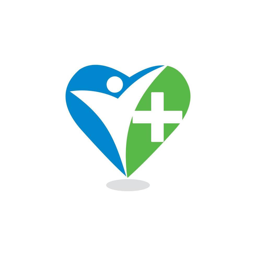 vector de servicio de clínica abstracta, logotipo de salud