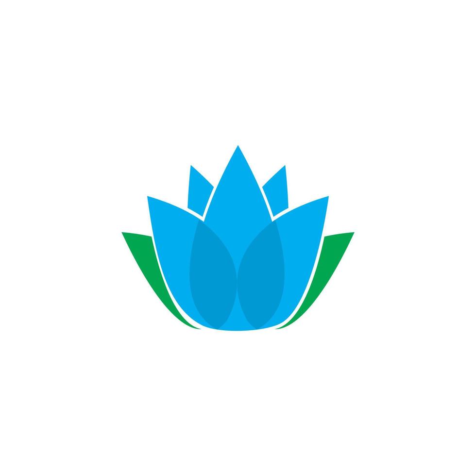 vector de loto abstracto, logotipo de salud