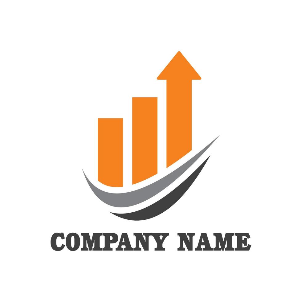 financial logo , graph logo vector