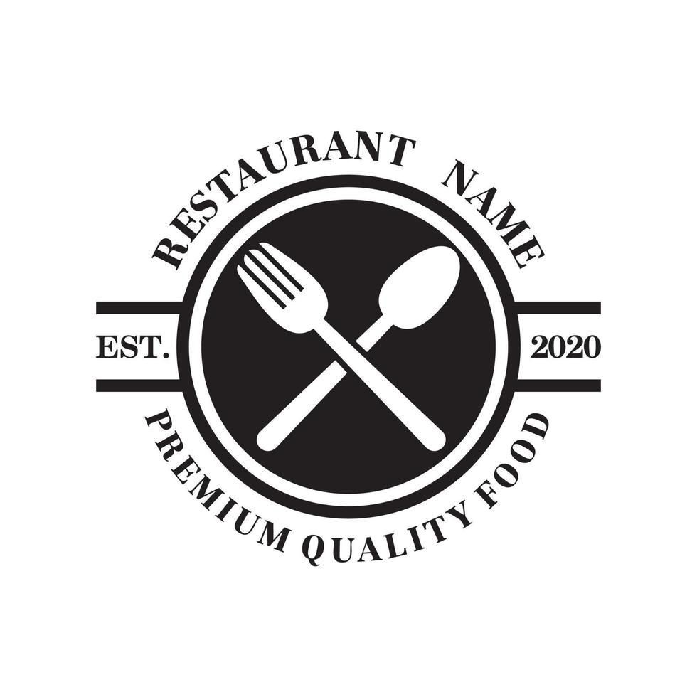 Restaurant Vector , Food Logo Vector