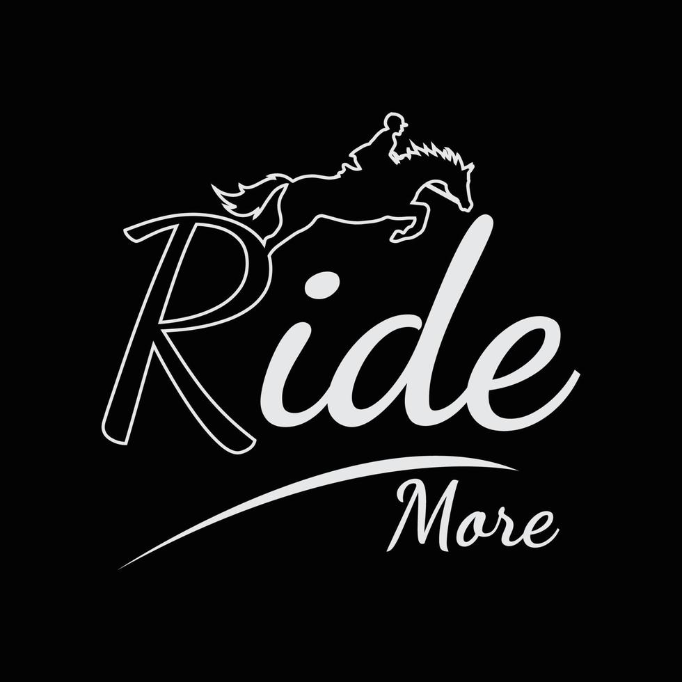 Horse T Shirt Design vector