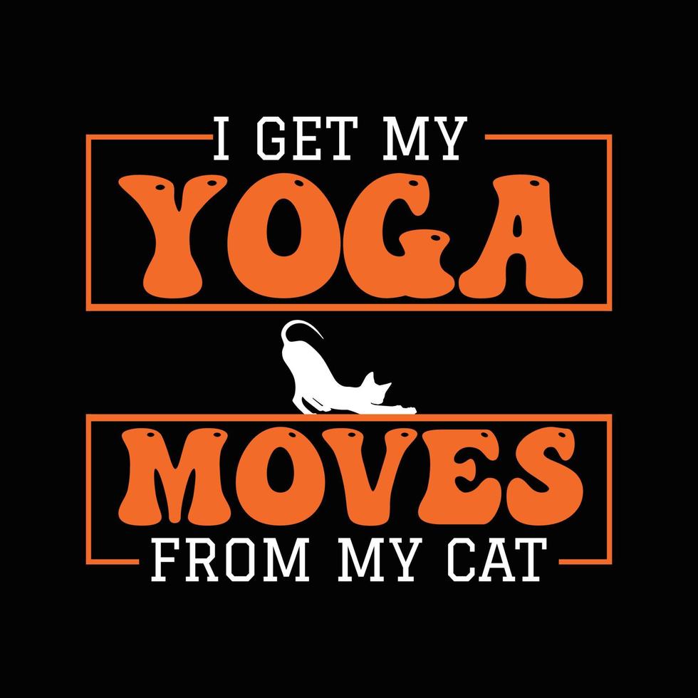 Cat T Shirt Design vector