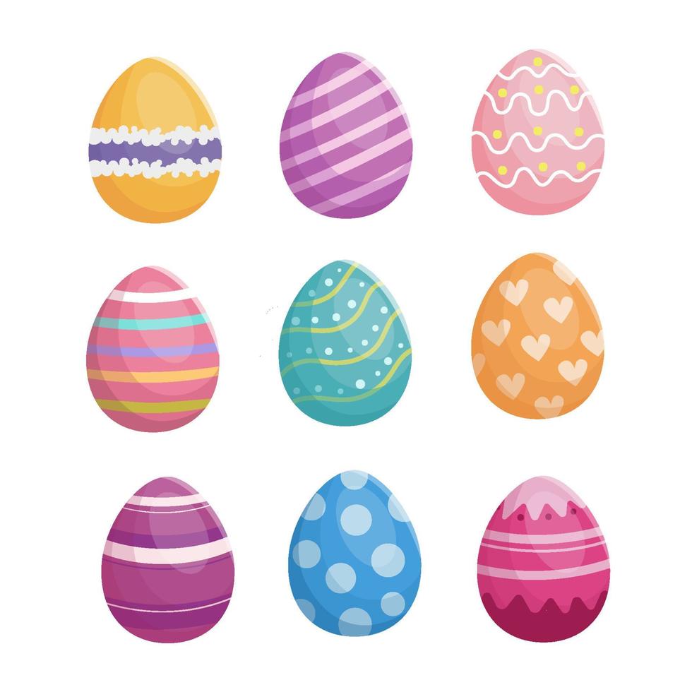 Easter Egg Sticker vector