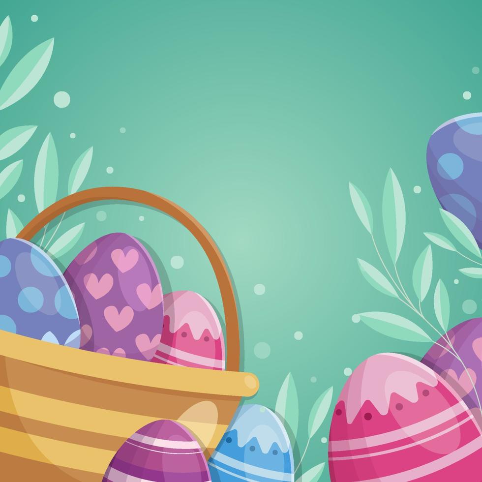 Easter Egg Background vector