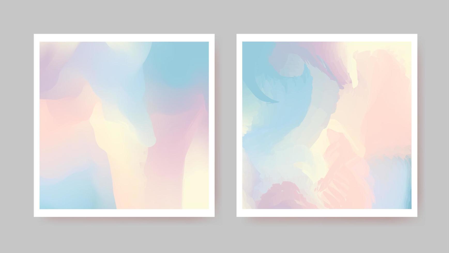 Abstract colorful fluid backgrounds vector