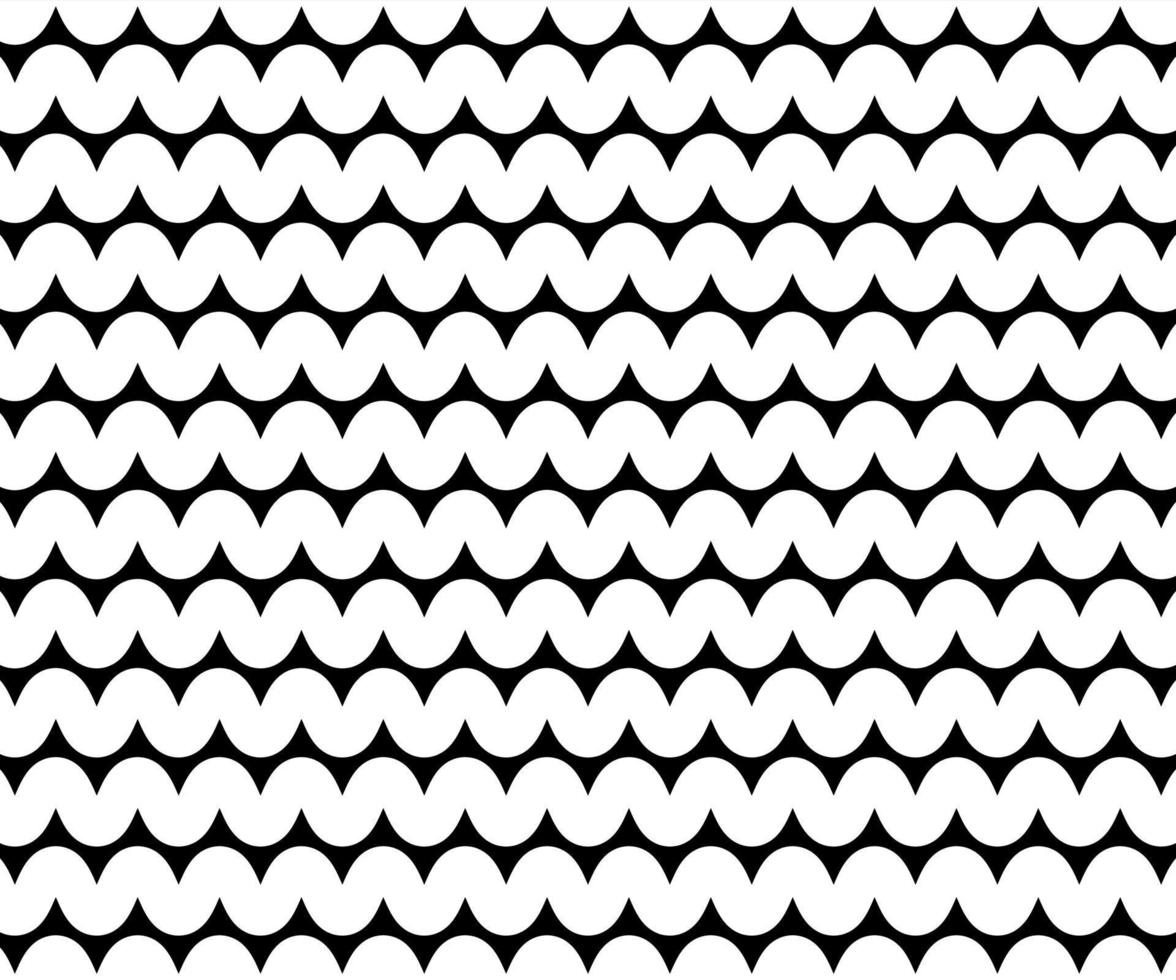 Wave line background, wavy zigzag pattern vector