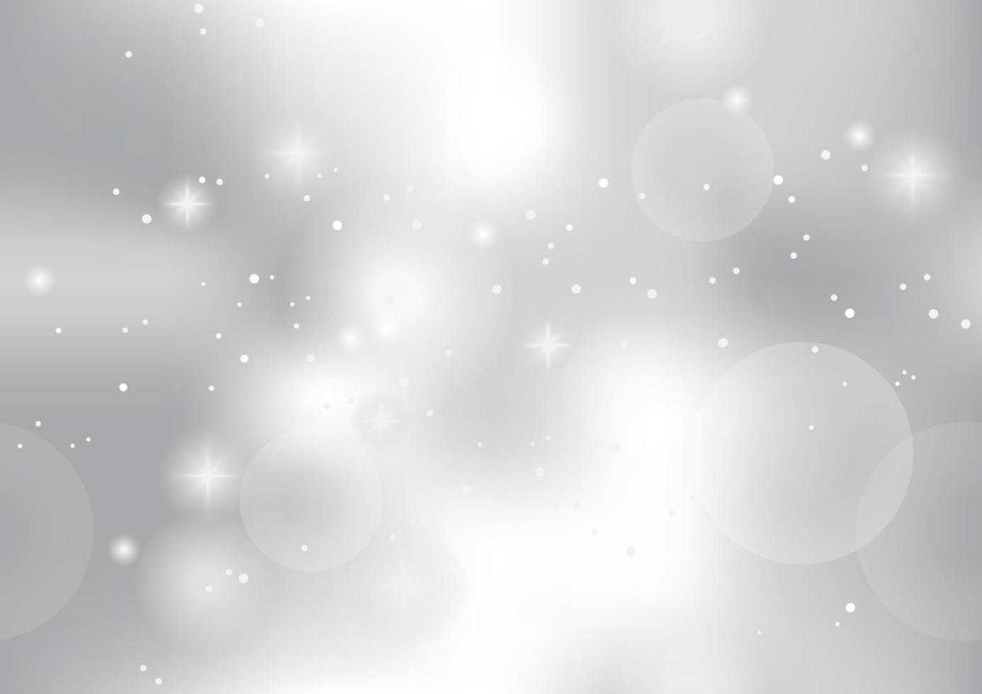 Seamless Vector Abstract Bokeh Background With Lights And Halos. Horizontally And Vertically Repeatable.