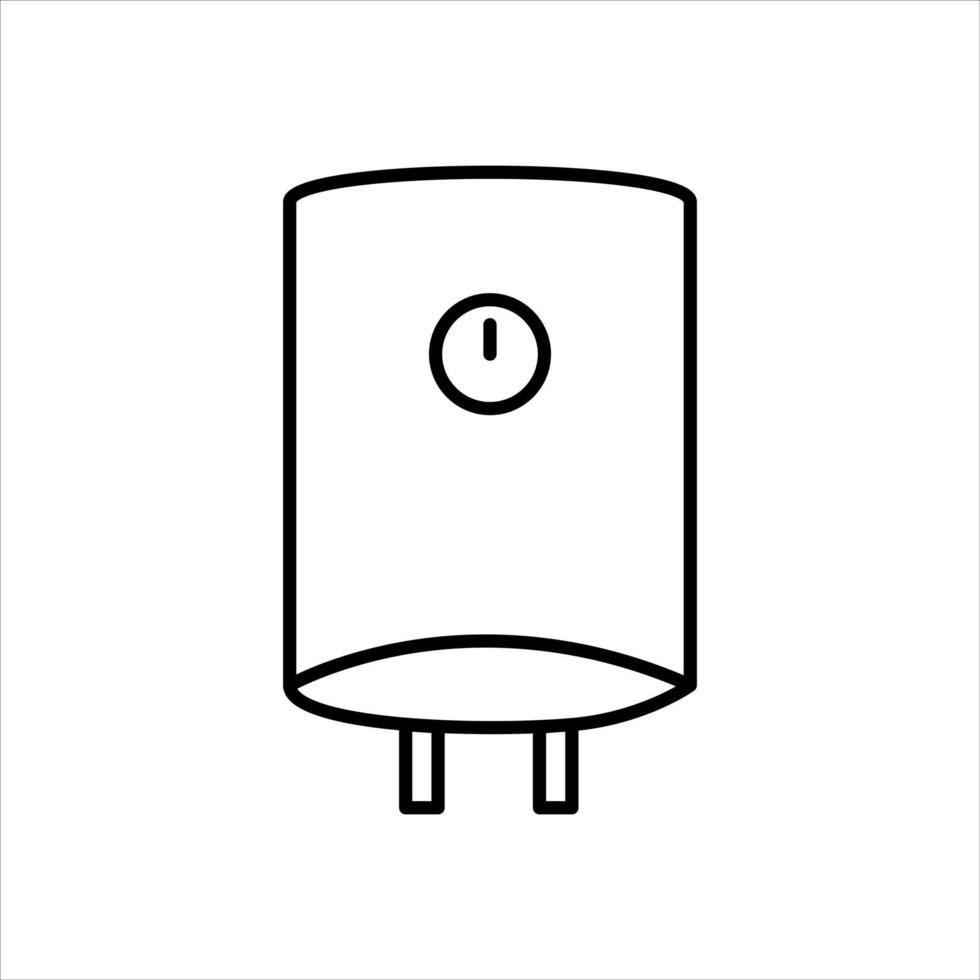 Water boiler icon isolated on white background. vector