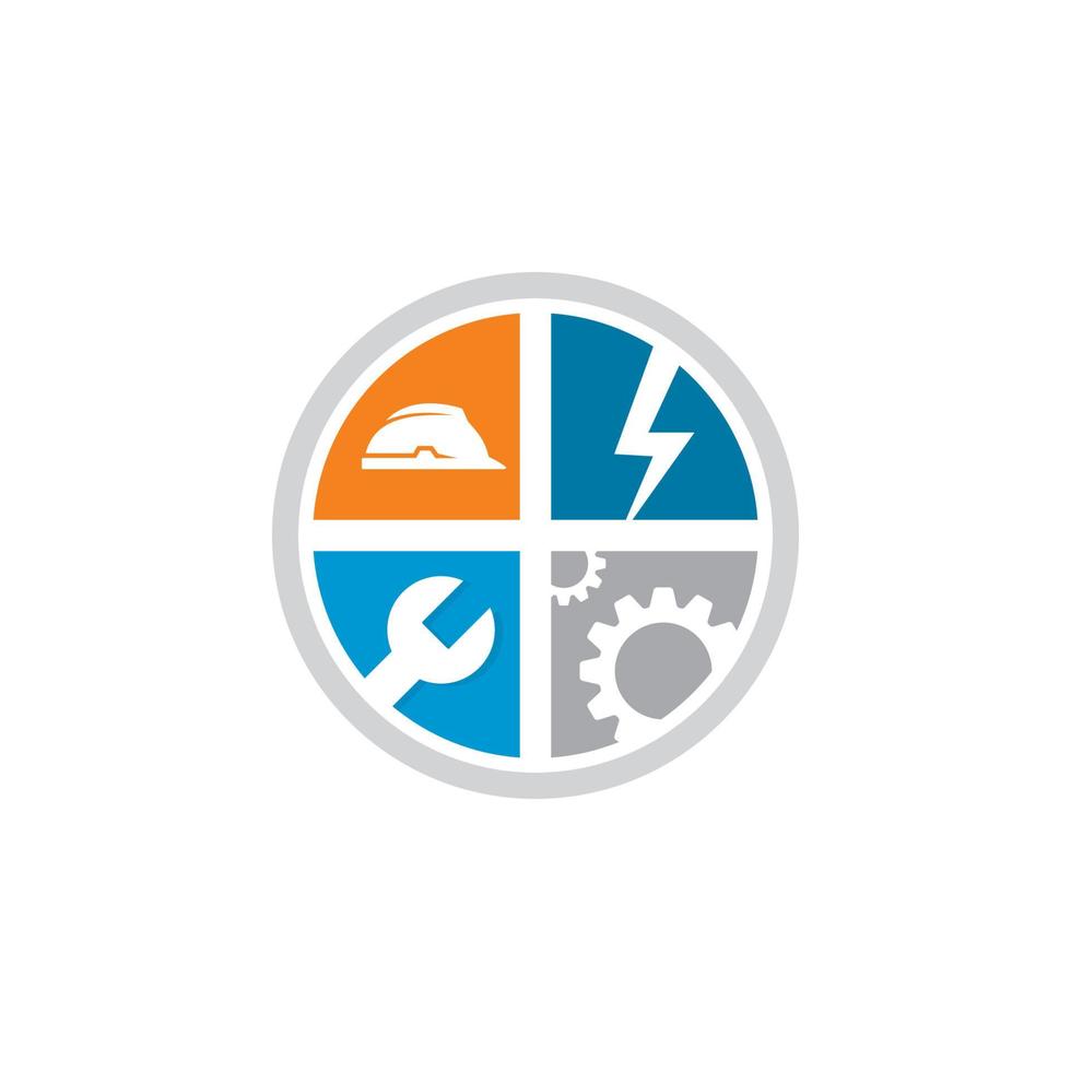 construction logo , manufacture logo vector