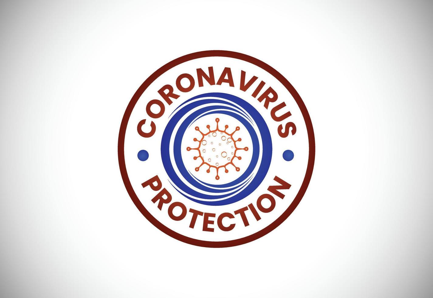 Corona virus alert sign symbol. Covid-19, Corona virus infection emblem flat vector illustration.