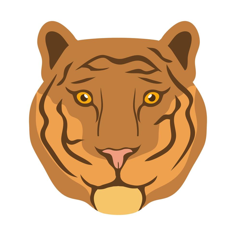 golden bengal tiger vector