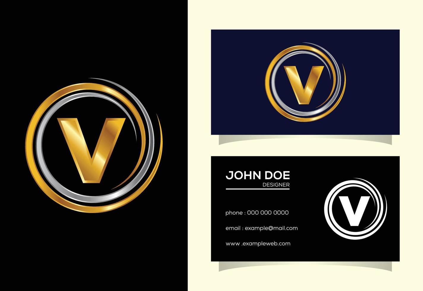 Initial V monogram alphabet in the spiral. Swirl spiral infinity logo design. Font emblem vector