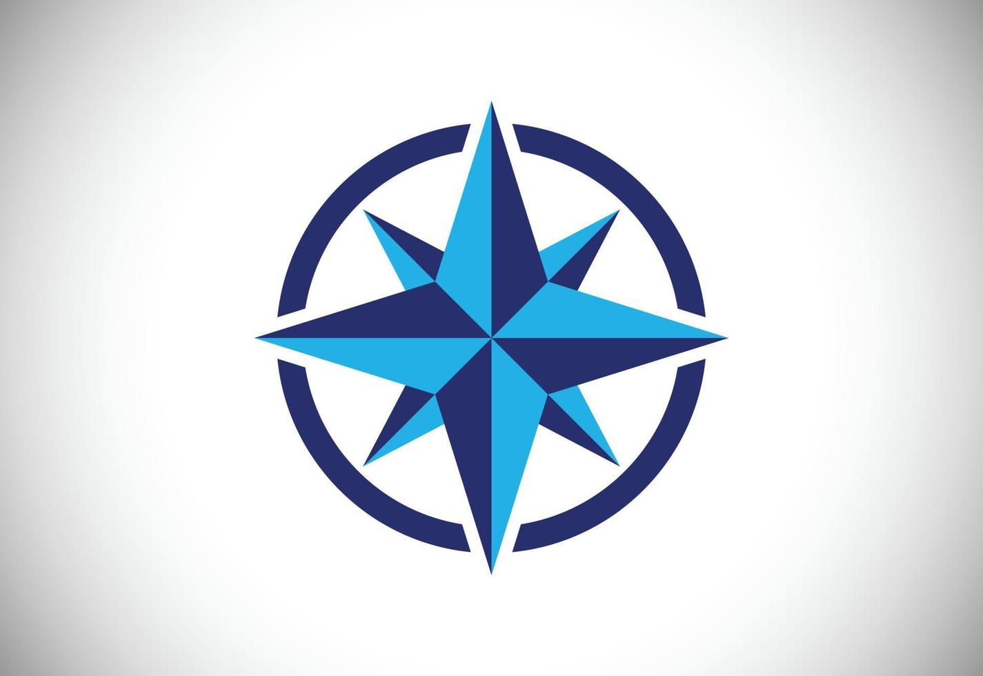 Creative Compass Concept Logo Design Template. Compass Logo sign and symbol. Coastal Logo. Compass icon vector