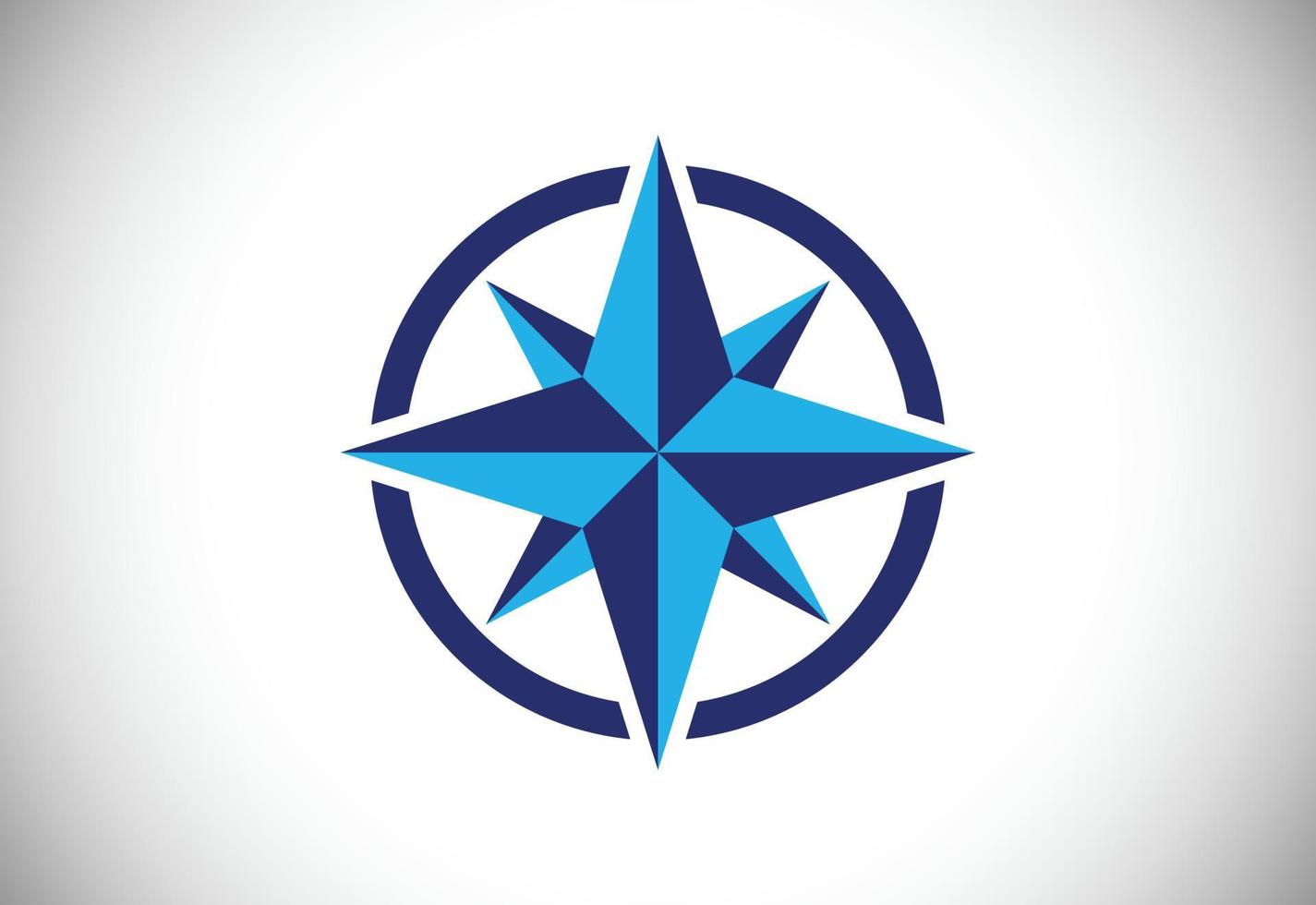 Creative Compass Concept Logo Design Template. Compass Logo sign and symbol. Coastal Logo. Compass icon vector