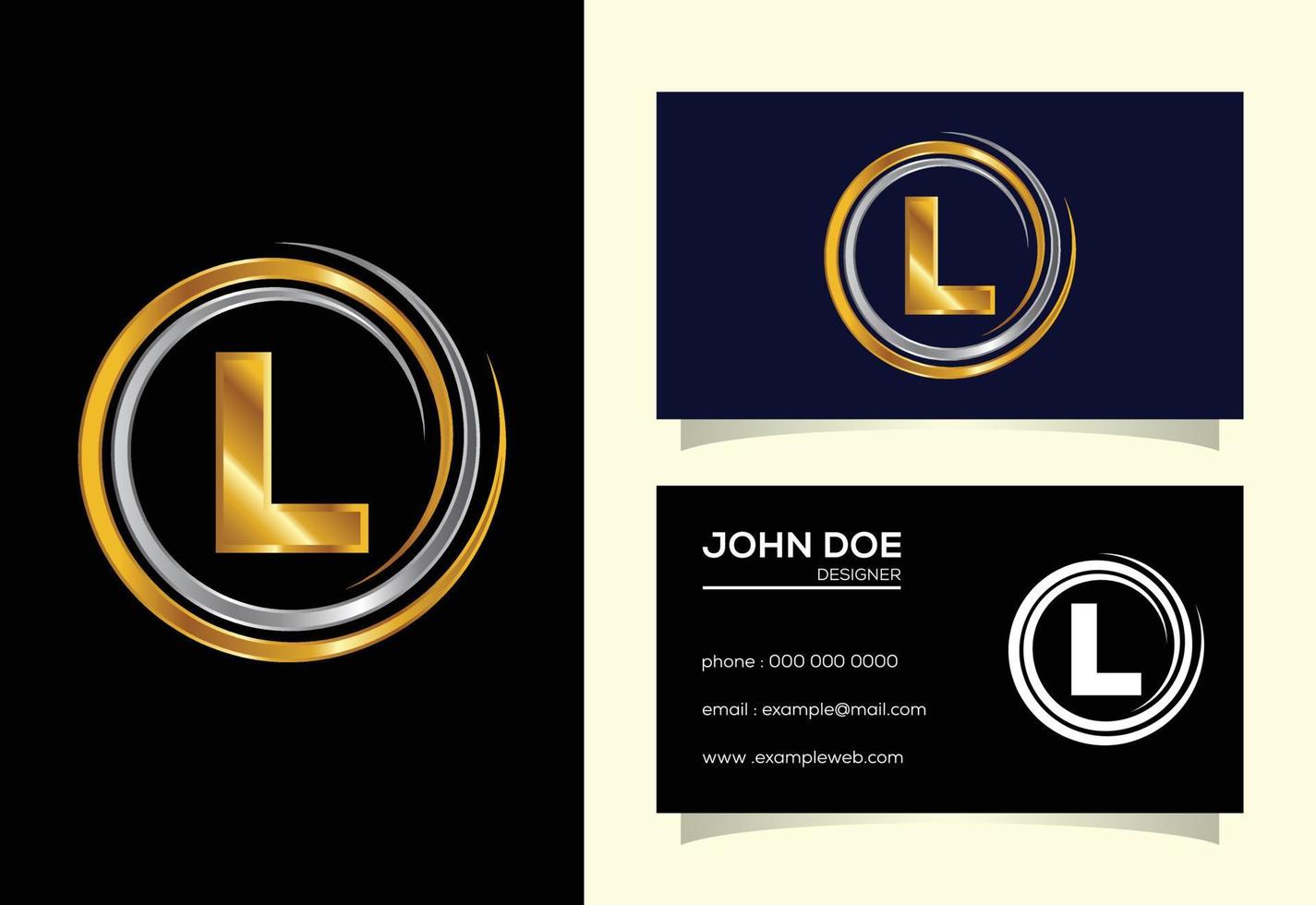 Initial L monogram alphabet in the spiral. Swirl spiral infinity logo design. Font emblem vector