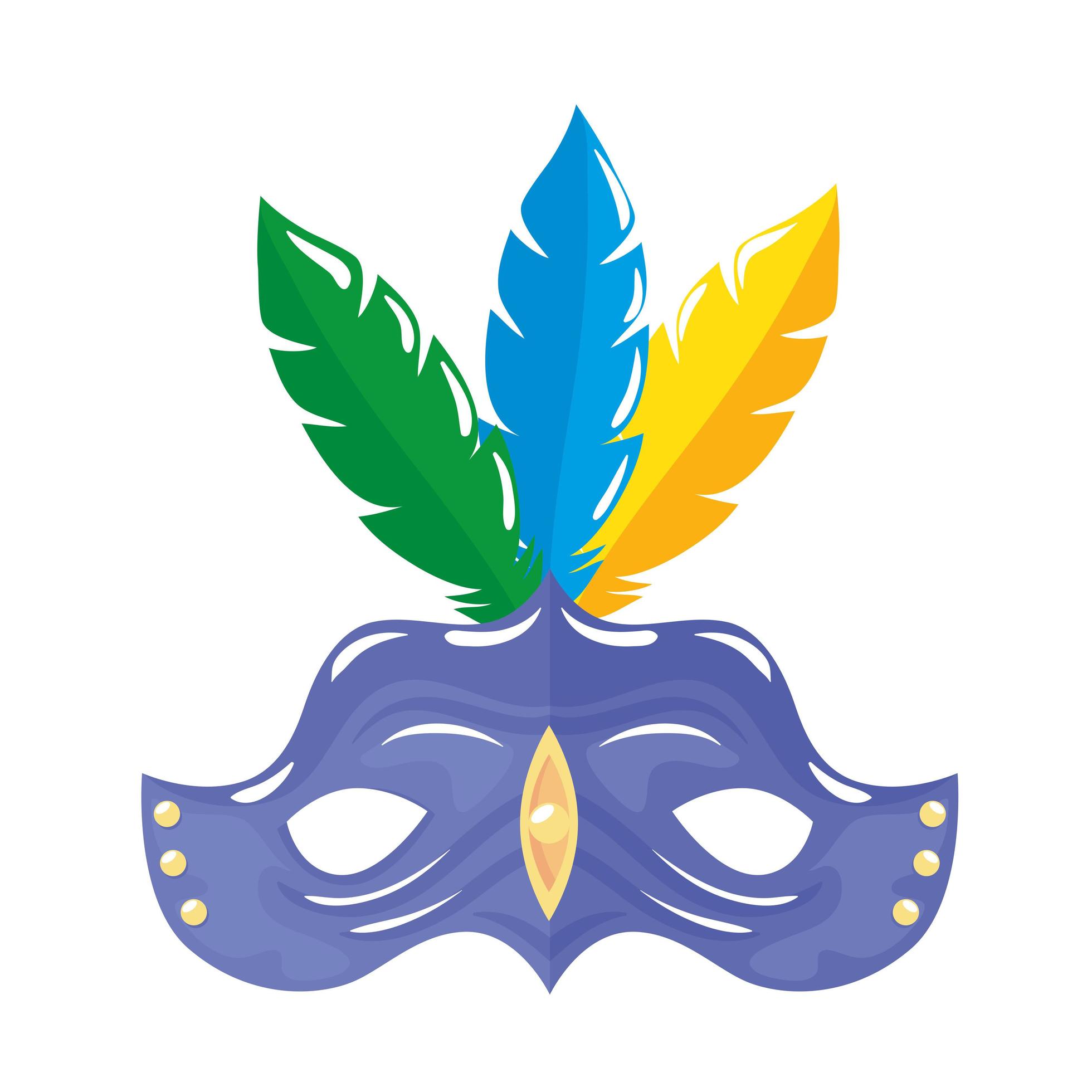 mardi gras blue mask 5376815 Vector Art at Vecteezy