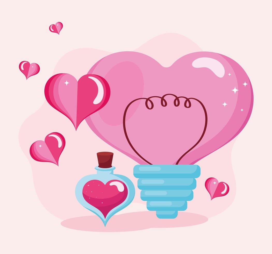 hearts valentines day vector