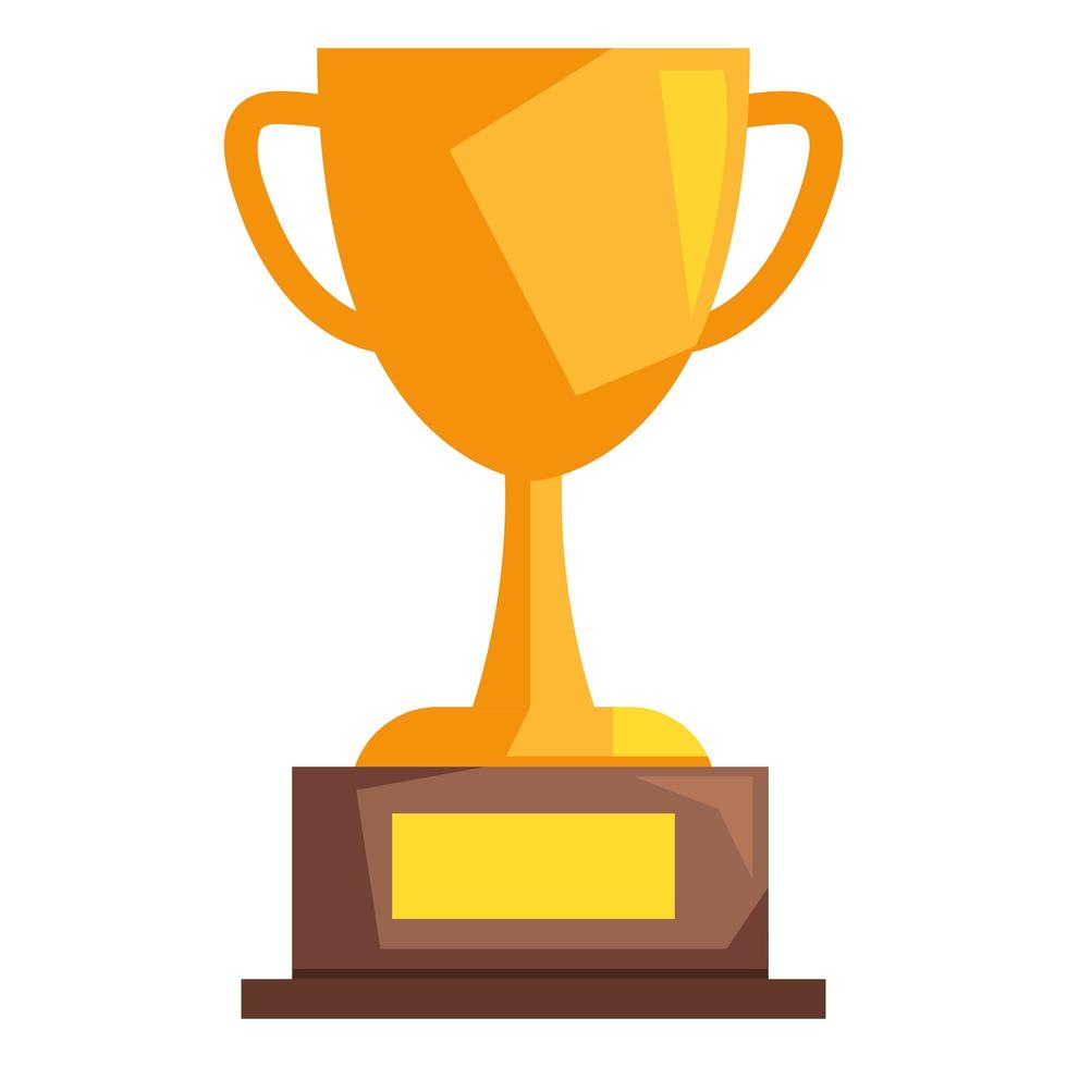 trophy cup award vector