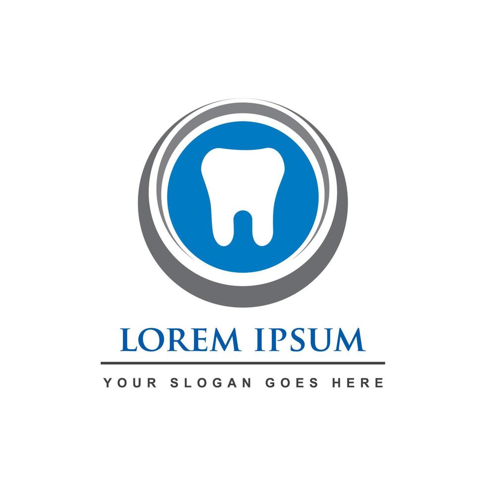 logotipo dental, vector del logotipo del dentista