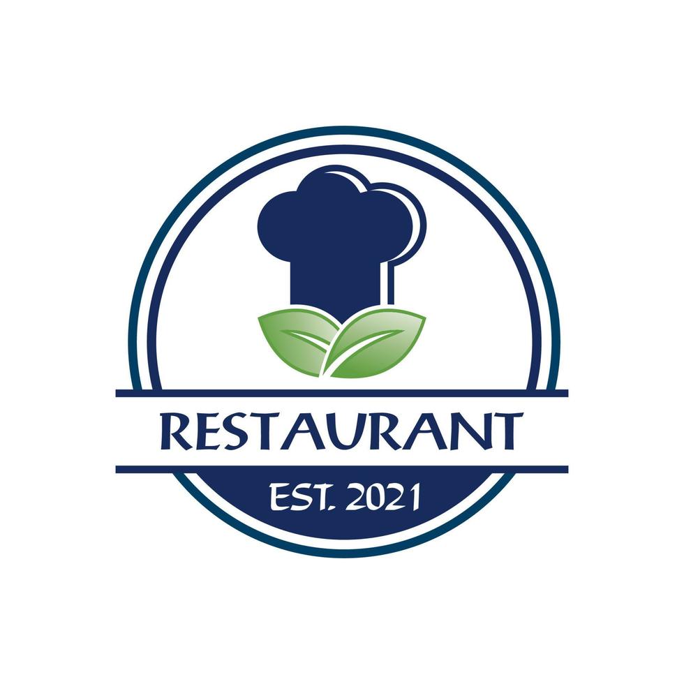 logotipo de cocina natural, logotipo de restaurante vector