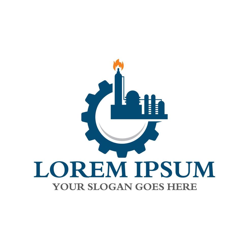 petroleum logo , industrial logo vector