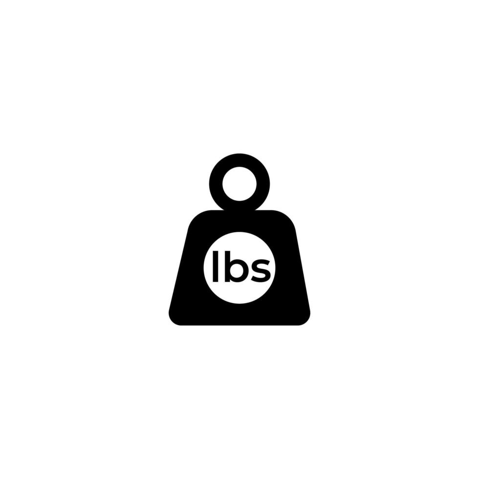 weight icon on white background vector