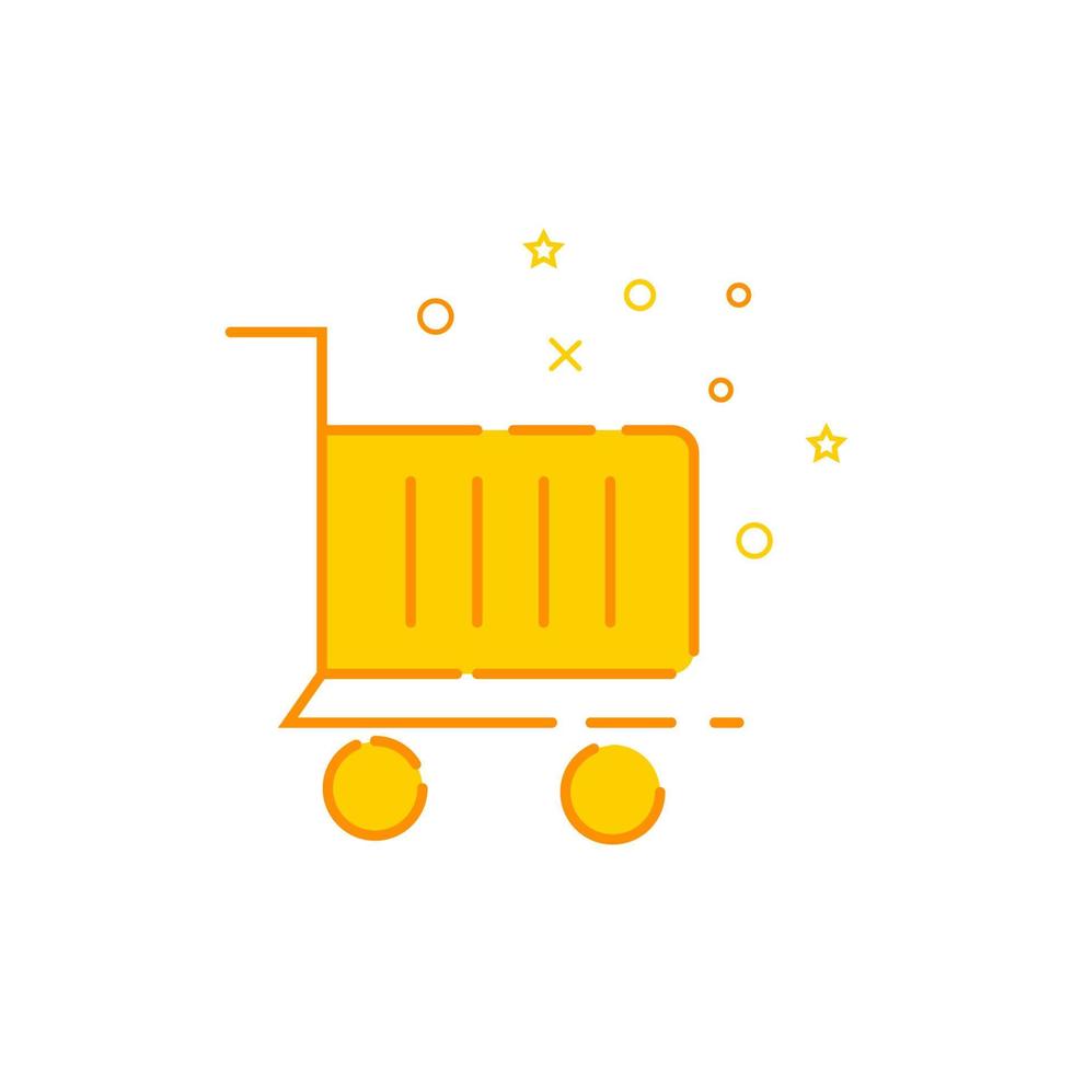 Vector shopping cart Icon. Shopping cart illustration for web, mobile apps.creative design shopping cart