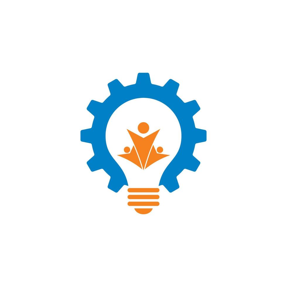 Gear Lamp Vector , Technology Logo