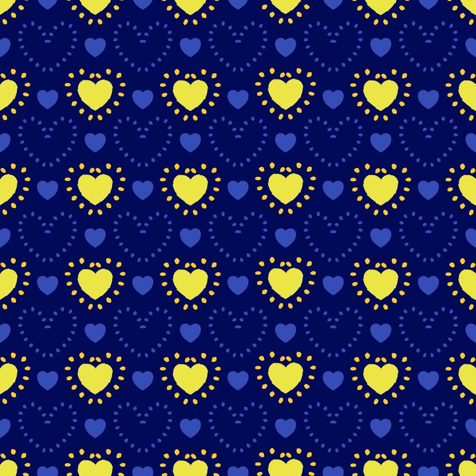A seamless vector pattern of a heart. a textural vibe that is both contemporary and chic. A vibrant background dotted with heart symbols