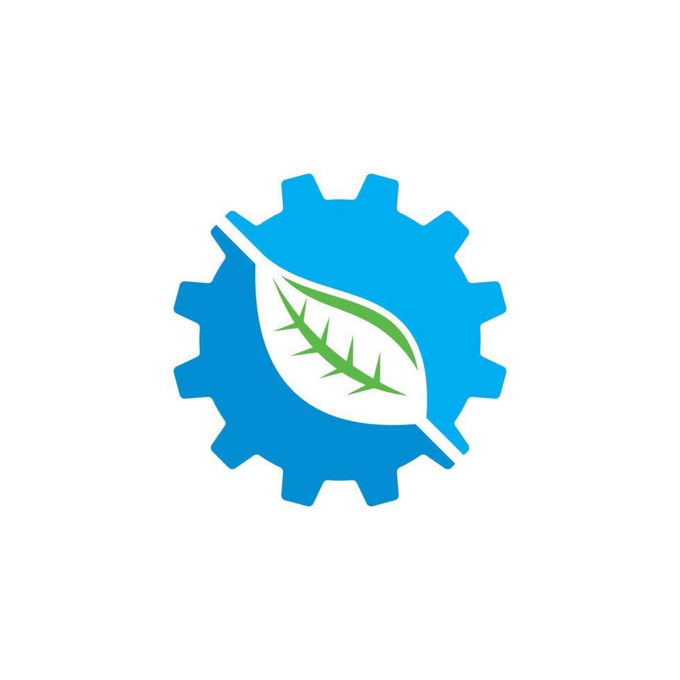 Nature Gear Vector , Industry Logo