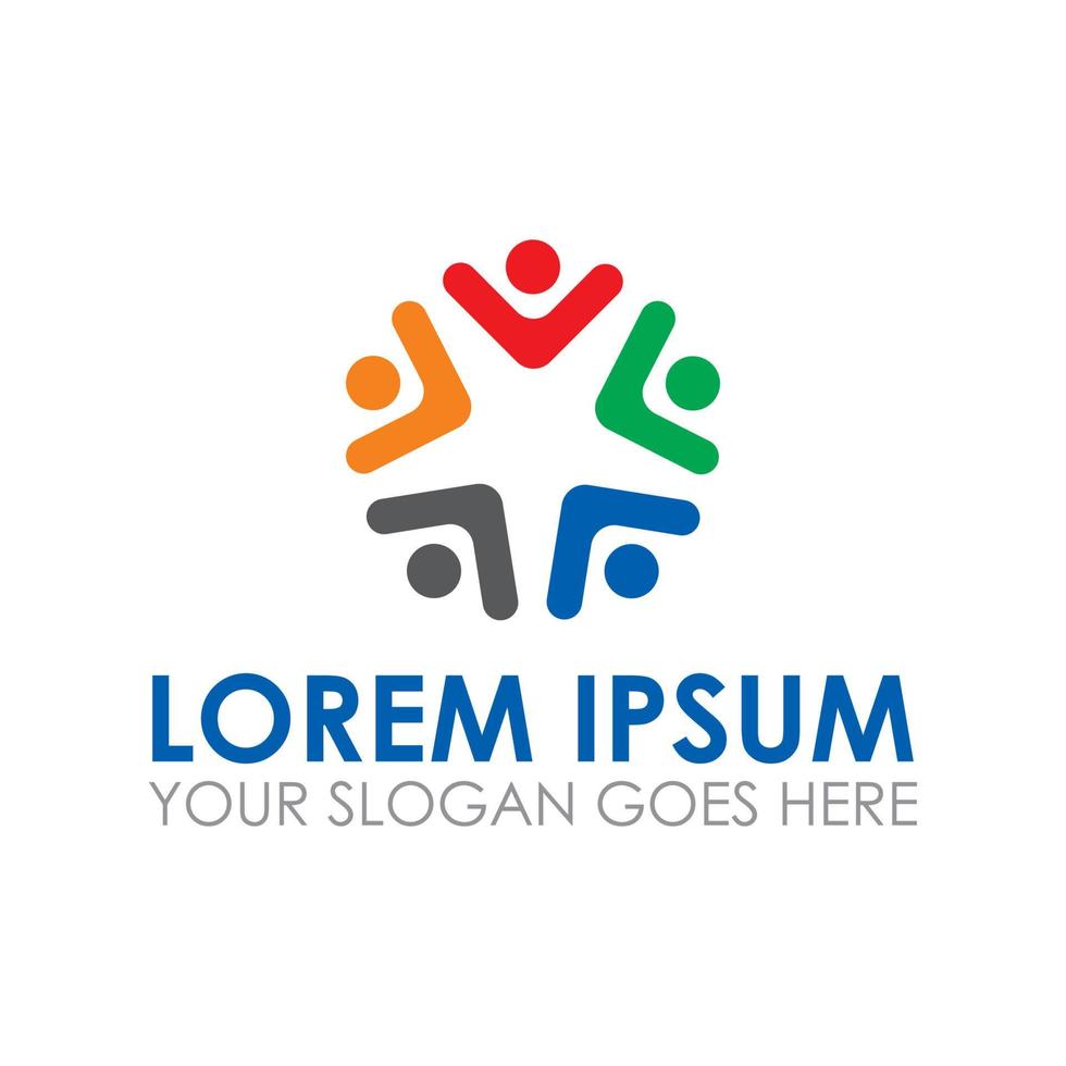 family vector , partnership logo vector