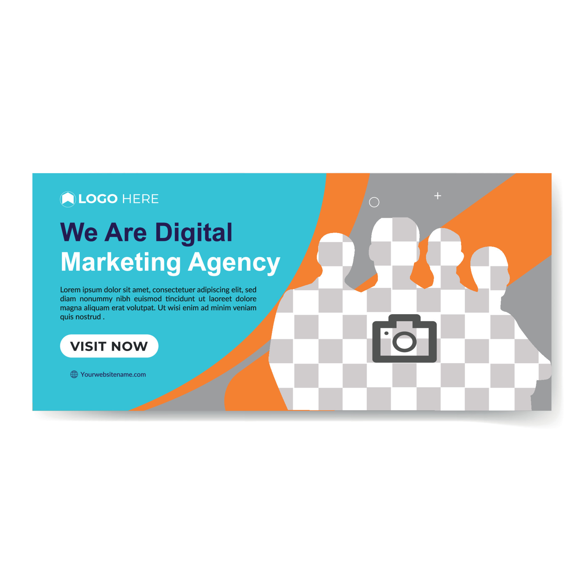 Digital Marketing Agency Social Media Cover Design 5379550 Vector Art ...