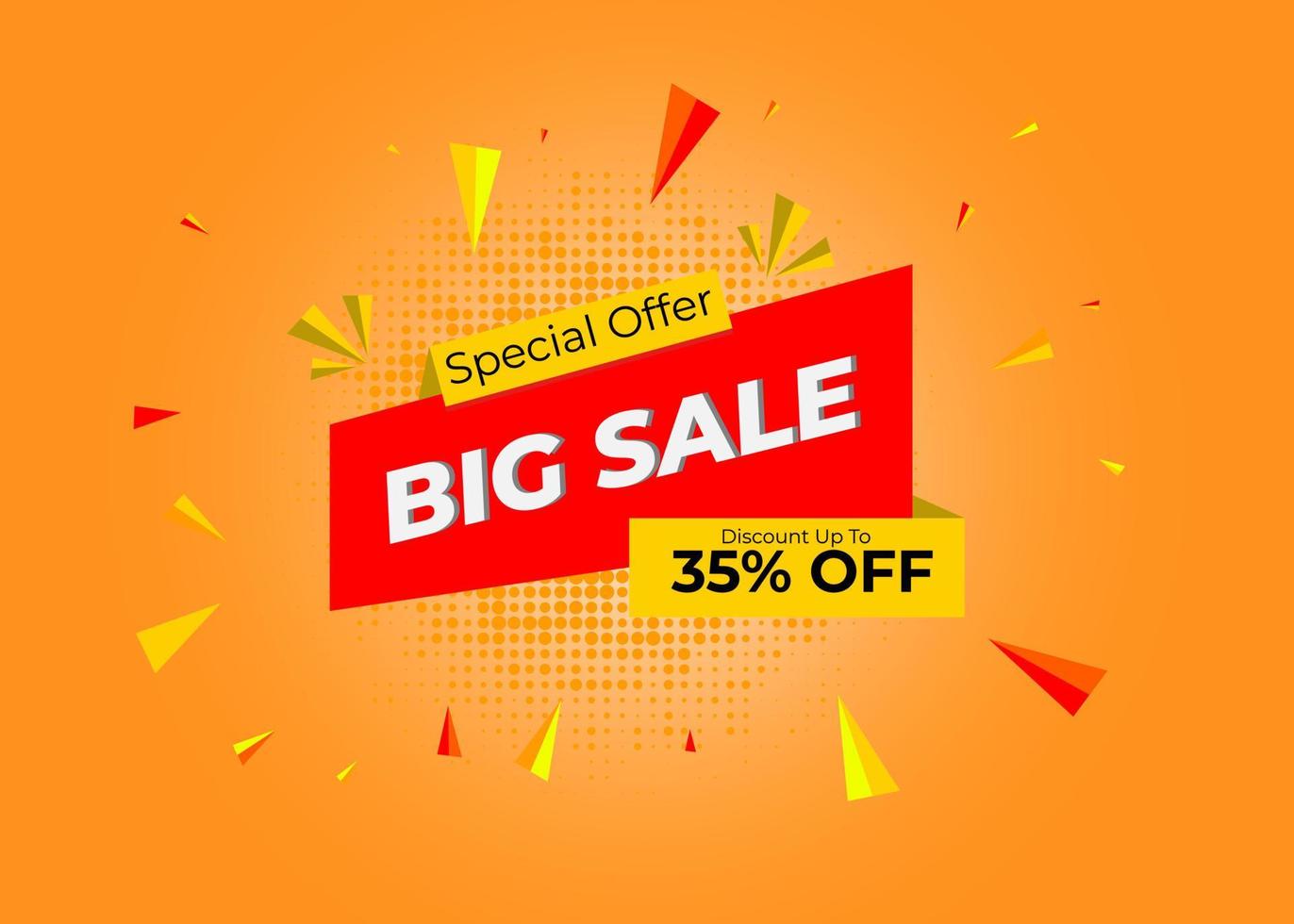 Big Sale Benner Template For Product  Promotion vector
