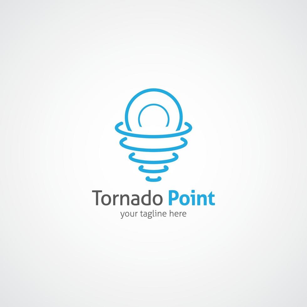 Tornado Logo Design Template vector