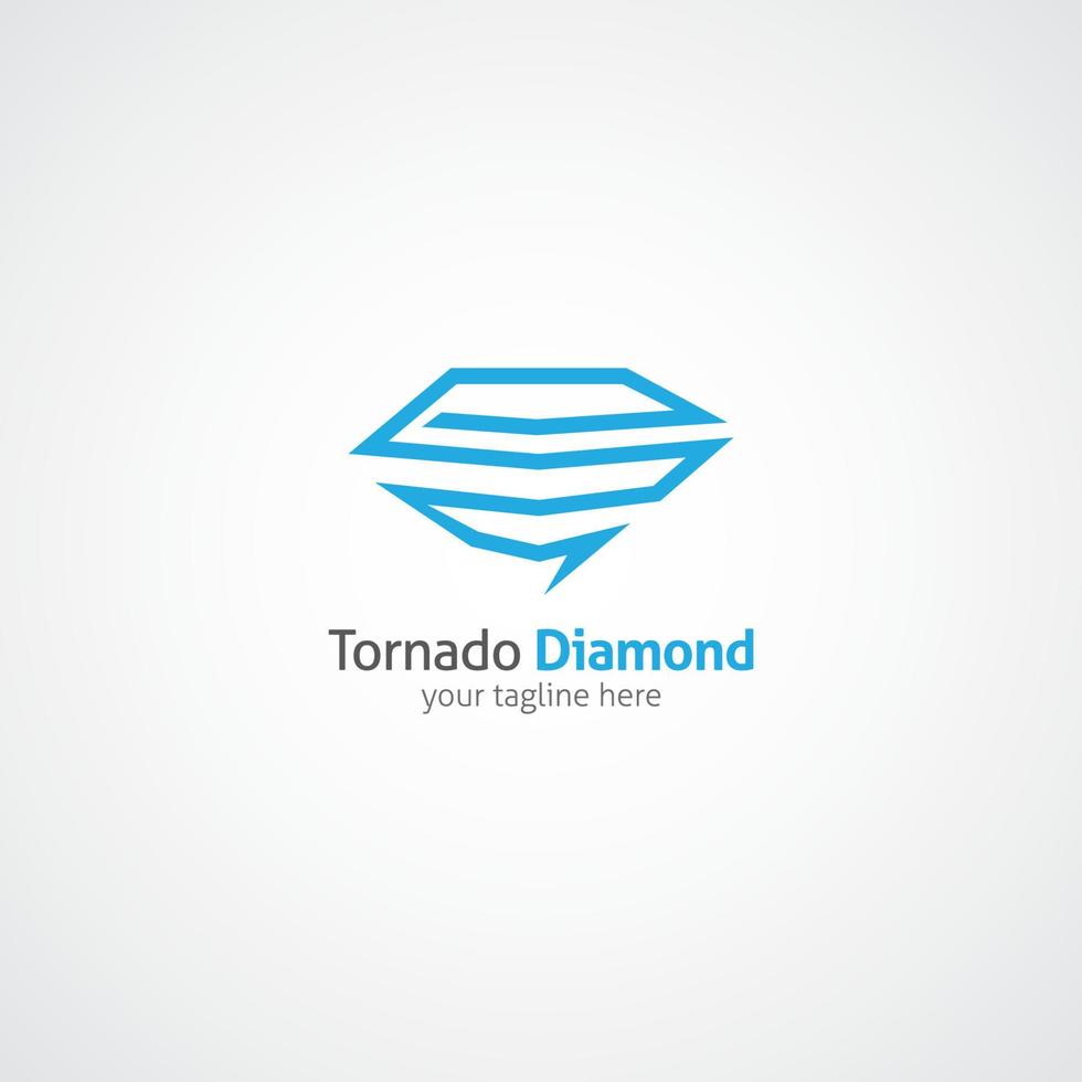 plantilla de diseño de logotipo de tornado vector