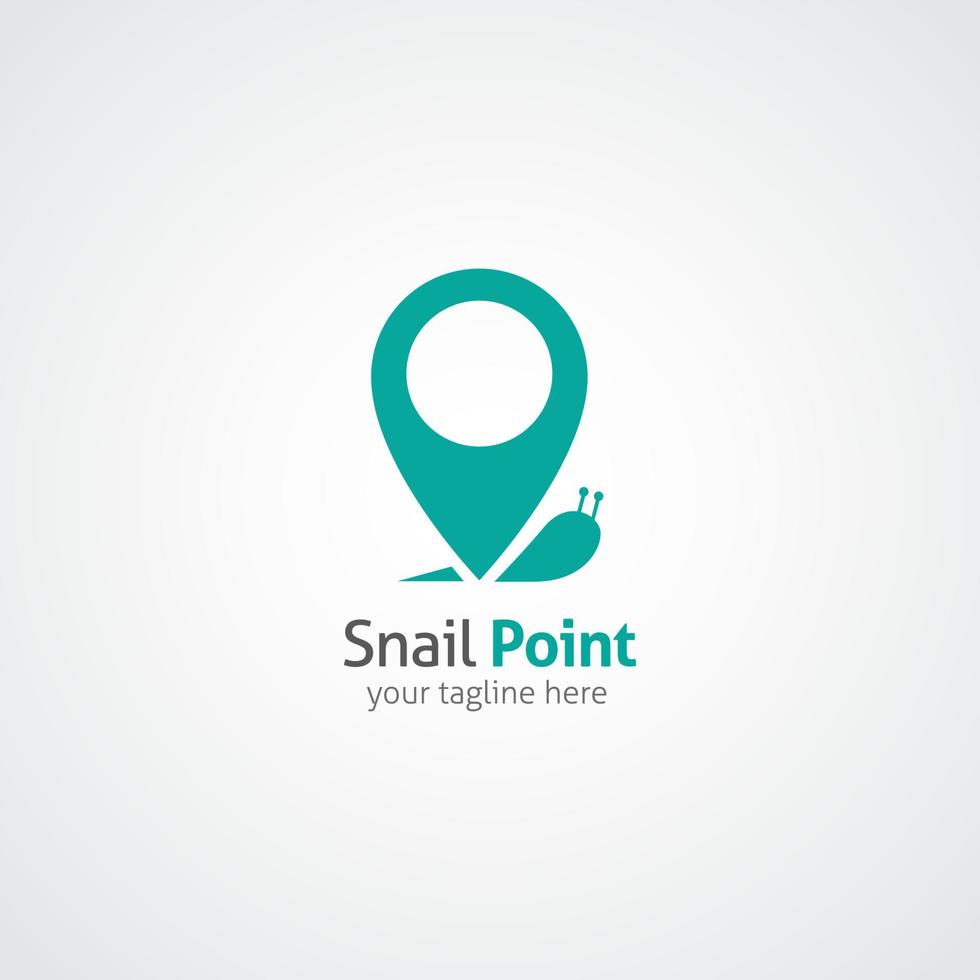 Snail Logo Design Template. Vector Illustration