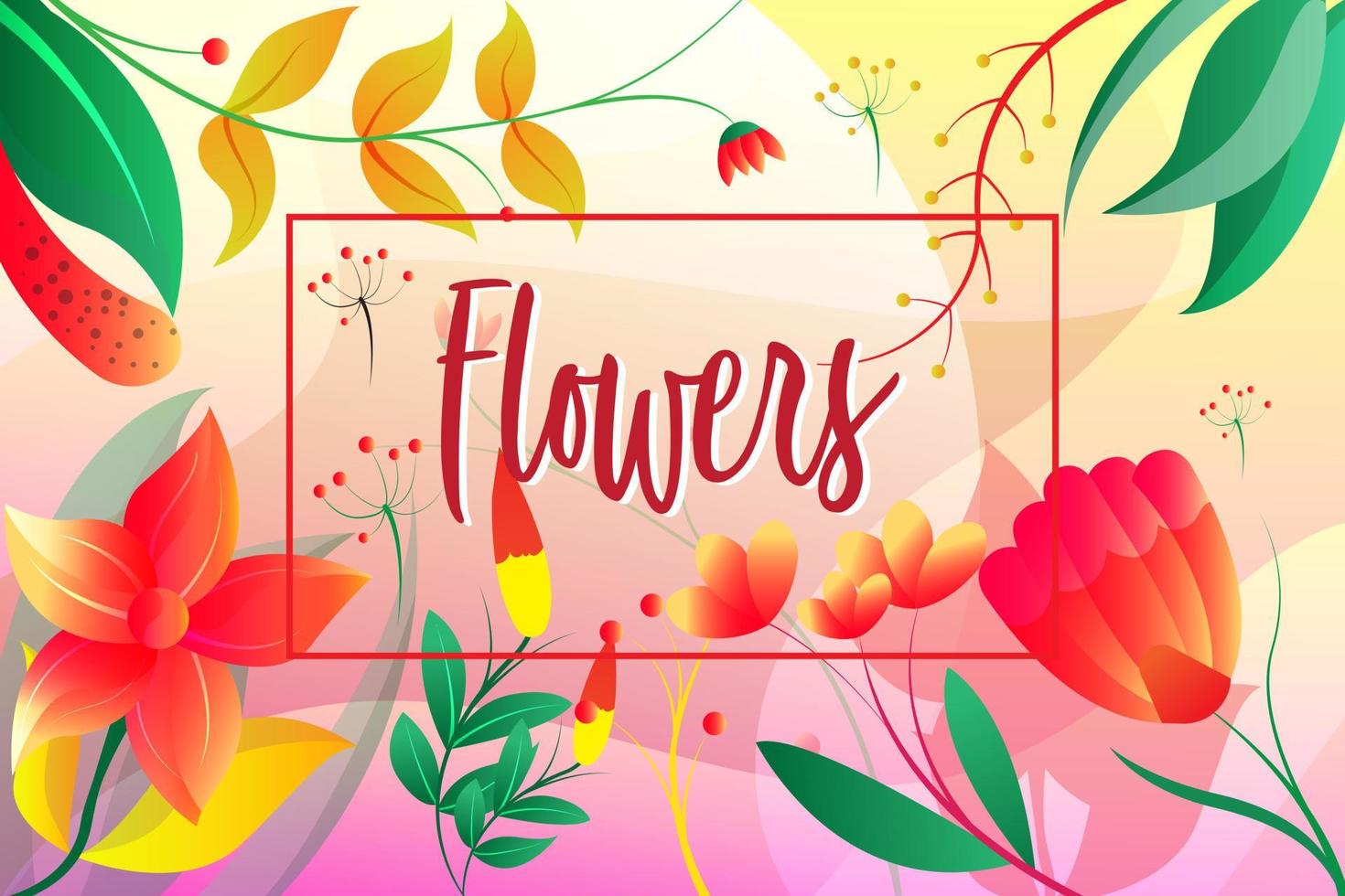 tarjeta de felicitación decorativa de naturaleza otoñal con hojas y árboles rojo-amarillos. uso para invitación a eventos, cupón de descuento, publicidad, banner web, póster. pasos vectoriales 10 vector